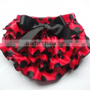 New Design Baby Girl Bloomer Soft and Solid Ruffle Bllomer Comfortable Newborn Baby Gold Polk Dot Bloomer thumbnail-6
