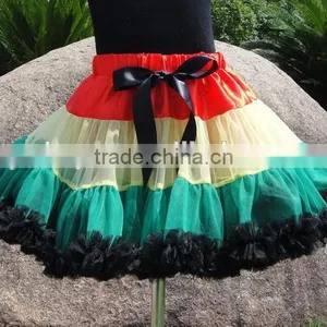 Fancy Summer Pattern Fluffy Tutu Chiffon Pettiskirt Children Clothing Cutting Dress Baby Girl Cloth Made in China thumbnail-5