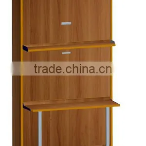 Folding Murphy Wall Bed Mechanism Equip With a Desk and a Bookshelf Hardware thumbnail-4