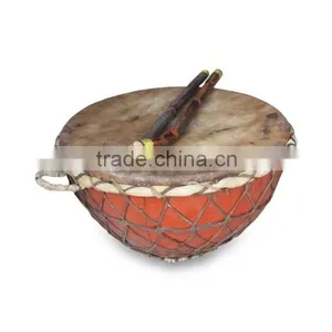 HANDMADE PROFESSIONAL TRADITIONAL INDIAN NAGADA DRUM TRADITIONAL MUSICAL INSTRUMENT India Dholak Tabla Set thumbnail-1