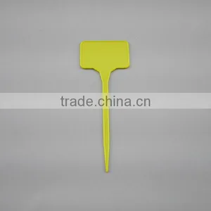 14.7cmL Plastic Yellow Gardening Plant T Label thumbnail-5