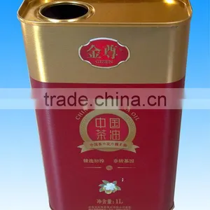 1L Camellia Oil Tin Can thumbnail-1