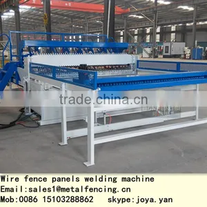 Hebei Supplier 2.5m Width Guard Fence Facility Flat Fence Panels Producing Equipment 2.5mm~5mm Metal Wire Mesh Welding Machine thumbnail-6