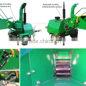 Factory Supply Wood Chipper Shredder Wood Chipping Machine With Hydraulic System thumbnail-5