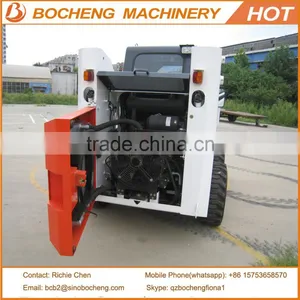 Chinese Skid Steer Loader With 650kg Rated Weight thumbnail-3