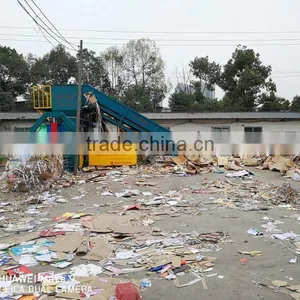 Cardboard Baler Machine for Sale/recycling Cardboard Baling Press/ Cardboard Compactor thumbnail-3