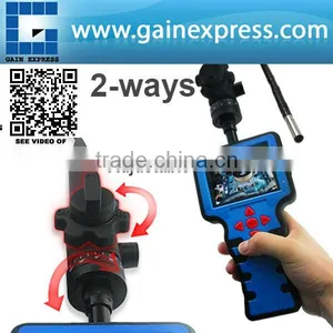 2-Way Industrial Rotation 3Meter 3M Borescope Endoscope Snake Scope 5.5mm Diameter Video Inspection Camera + 6x Magnification thumbnail-1