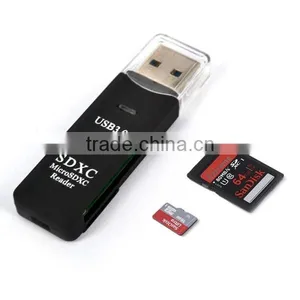 2016 Superspeed 2 in 1 USB 3.0 Card Reader SD/MicroSD/TF Trans-flash Card USB3.0 Adapter Converter Tool thumbnail-5