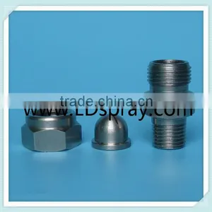 Stainless Steel or Brass Flat Fan Spray Air Water Jet Nozzle With 3 Parts thumbnail-4