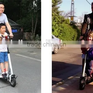350w 36v Brushless Motor 18ah Samsung Lithium Battery 2 Wheel Stand up Electric Scooter thumbnail-1