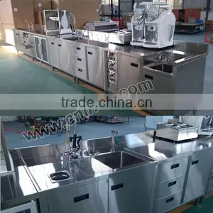 Stainless Steel Restaurant Commercial Modern Design Bar Counter for Sale thumbnail-3