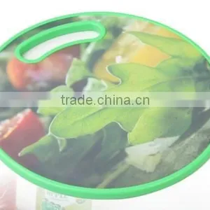 Round Shape Colorful PP Plastic Chopping Block thumbnail-1