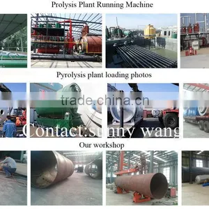 DAYI Environmental Friendly Pyrolysis Plant Machinery Equipment For Tyre Plastic And Rubber Getting Raw Oil thumbnail-5