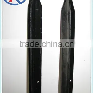 Metal Black Painted Tar Dipped Y Star Pickets Fence thumbnail-3
