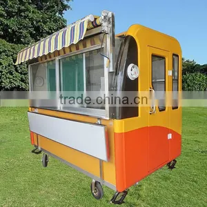 Multifunction Mobile Food Cart With Wheels, Food Grilling Cart,shawarma Food Cart ZQW-C2 thumbnail-1
