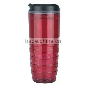 Auto Mug Plastic Eco-friendly Auto Travel Cup Mug Plastic Tumbler Mug thumbnail-1
