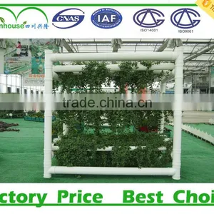 Large Size and Double Layer Inflation Film Multi Span Commercial Prefabricated Greenhouse thumbnail-6