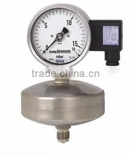 Capsule Pressure Gauges With Electrical Output Signal Stainless Steel, Solid-front Case, High Overpressure Safety Types PGT63HP thumbnail-1