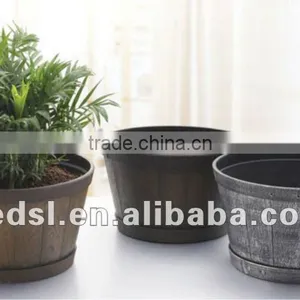 Silver or Gold Washed Flowerpot,garden Planter MT-01 thumbnail-1