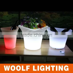 Cheap Plastic Commercial Led Light Flower Pots thumbnail-1