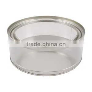 Pvc Tin Can Small Round Metal Vanity Box thumbnail-1