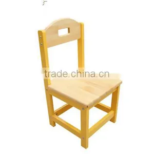 Wholesale Solid Wood Children Study Chairs Kids Chair With Wooden Frame thumbnail-4