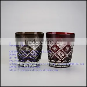 2017 Trendy Hand Cut to Clear Wine Glass Drinking Tumbler thumbnail-4