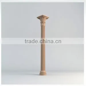 Lobby Decoration Roman Pillar Capitals Head Top Concrete Cement Columns thumbnail-2