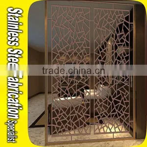 Stainless Steel Dubai Room Divider Screen For 5 Star Hotel Decoration thumbnail-5