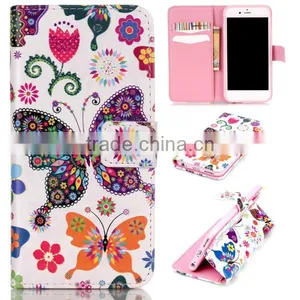 PU Leather Embossing Craft Cell Phone Case, Wholesale Leather Flip Case for IPhone6 6S thumbnail-5