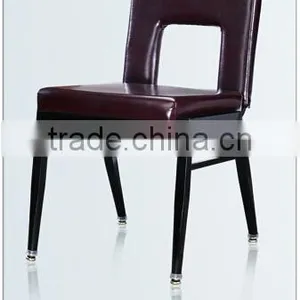 Square Action Back Restaurant Chairs in Aluminum for Hotels Restaurant QL-C032 thumbnail-1