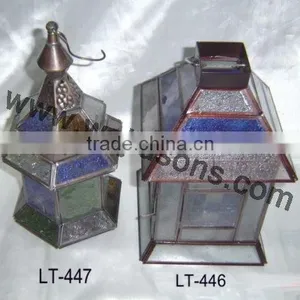 Metal Top Antique Little House Decorative Garden Lantern thumbnail-4
