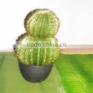 SJM091023 Indoor Decoration Artificial Cactus p .e . Plant /prickly Pear Plant thumbnail-1