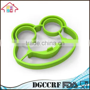 NBRSC Kitchen Cooking Tool Silicone Cute Frog Shape Fried Pancake Eggs Mold thumbnail-1