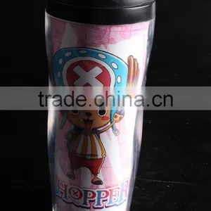 350ml Double Wall Plastic Insulated Travel Mug thumbnail-1