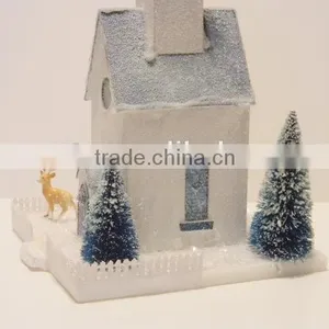 Vintage Putz House Church Pattern & Instructions Christmas Village thumbnail-3