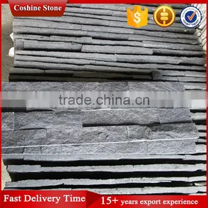 Cheap Natural Building Split Face Black Precious Slate Stacked Stone thumbnail-3