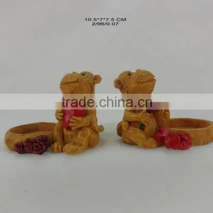 Resin Imitation Wood Effect Monkey Statues thumbnail-3