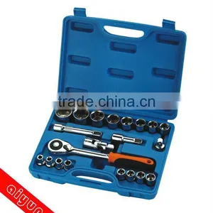 22pcs Socket Set, Ratchet Wrench Set 1/2" CRV thumbnail-1