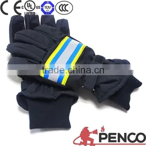 Aramid Fire Retardant Hand Protection Urban Traffic Riding Reflective Traffic Fireman Gloves thumbnail-3