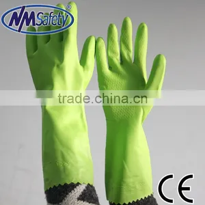 NMSAFETY Green Pvc Household Gloves thumbnail-1