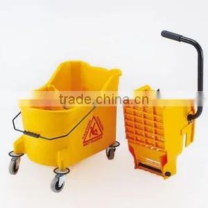 Wringer Mop Buckets, Mop Bucket With Wheels,33L thumbnail-4