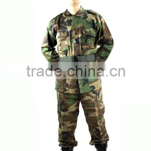 Cheap BDU Pant Army 190gsm TC Jungle Woodland Camo Uniform Pant thumbnail-4