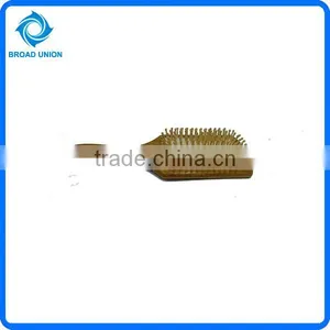 Brown Hair Brush Handle Wooden Hair Comb thumbnail-1