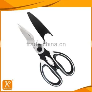 8'' FDA Qualified Fashion Design Stainless Steel Multifunction Kitchen Scissors thumbnail-1