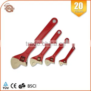 Nonsparking Aluminum Bronze Adjustable Wrench With Plastic Handle 6inch-18inch thumbnail-3
