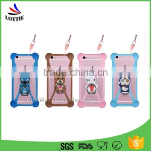 High Quality Universal Silicone Phone Holder Silicone Cover Ultra-Thin Phone Case for Iphone 6 Case Custom thumbnail-3
