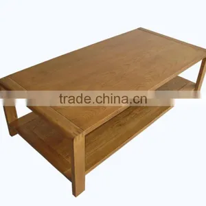 Deep Natural Colour Solid Wood Coffee Table thumbnail-1