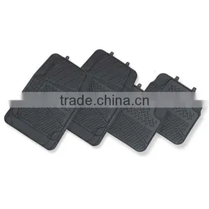 4PCS/Set PVC With NBR Universal Car Floor Mat thumbnail-1