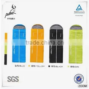 300T Polyester Fabric Sleeping Bag Envelope Camping Sleeping Bag thumbnail-1